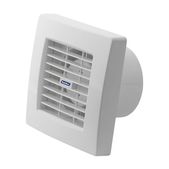 KANLUX AOL 100HT zsalus ventilátor időkapcsolós páraérzékelős 19W Ø100mm 100m3/h IPX4 fehér (70951)