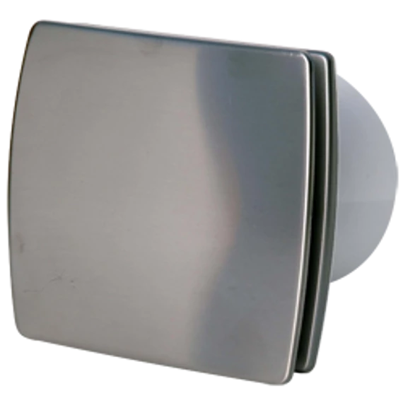KANLUX EOL F10B-INOX ventilátor 19W Ø100mm 100m3/h IPX4 fehér műanyag/fém inox (70976)