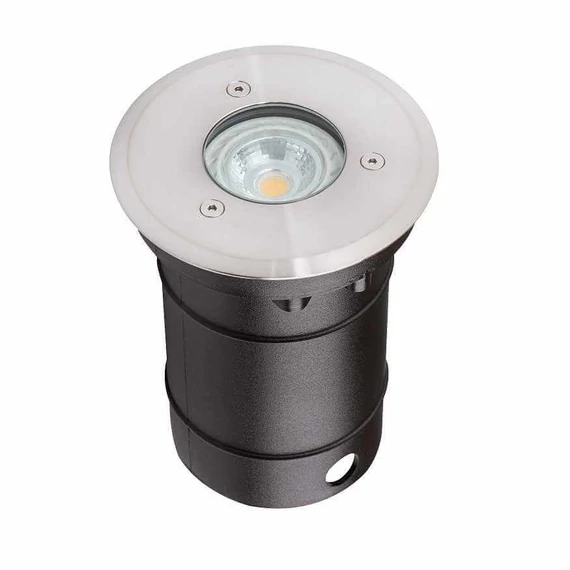 KANLUX BERG DL-10O járófelületbe süllyeszthető lámpa GU10 kerek 10W IP67 acél (7172)