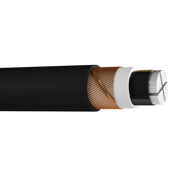 AYCWY 4x 16 mm2 RE/10 (0,6/1kV), erőátviteli alumínium földkábel, réz árnyékolással, tömör erű (20209758)