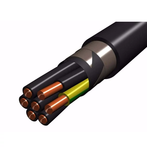 E-YY-JZ 7x 1,5 mm2 RE (0,6/1kV) (ring), Réz földkábel, tömör erű (20212171)
