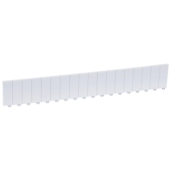 LEGRAND Modultakaró szürke 18m,6,5 modul széles fehér (001665)