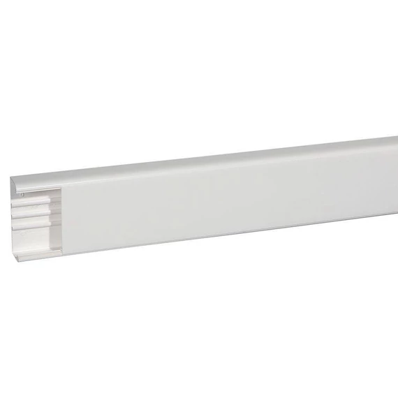 LEGRAND Univerzális DLP kábelcsatorna, 150 x 50 mm, 130 mm-es hajlékony fedéllel, válaszfal nélkül, 2 m, fehér (010465)