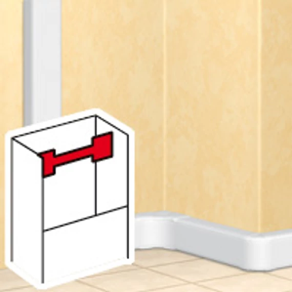 LEGRAND DLP kábelrögzítő 65 mm széles fedélhez (010681)