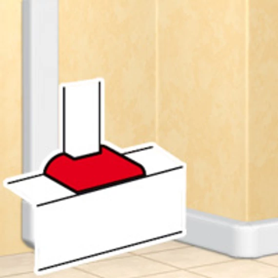 LEGRAND DLP T-elem 35 mm mély csatornához (010731)