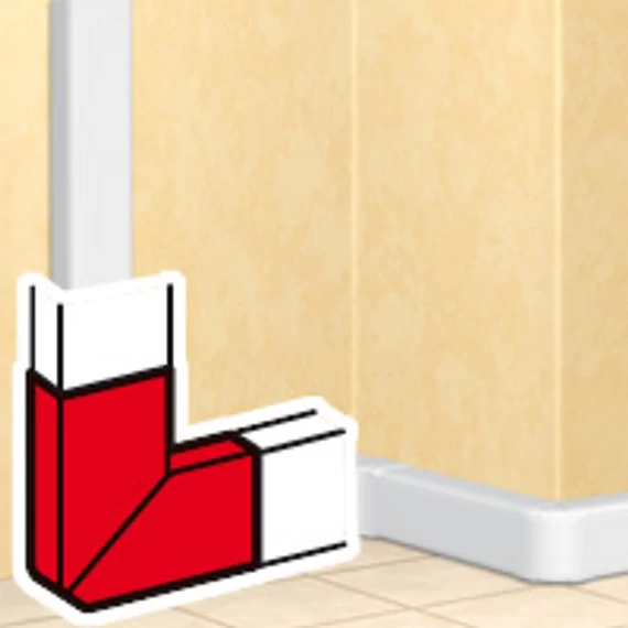LEGRAND DLP kanyarelem 105x65 mm-es csatornához (010787)