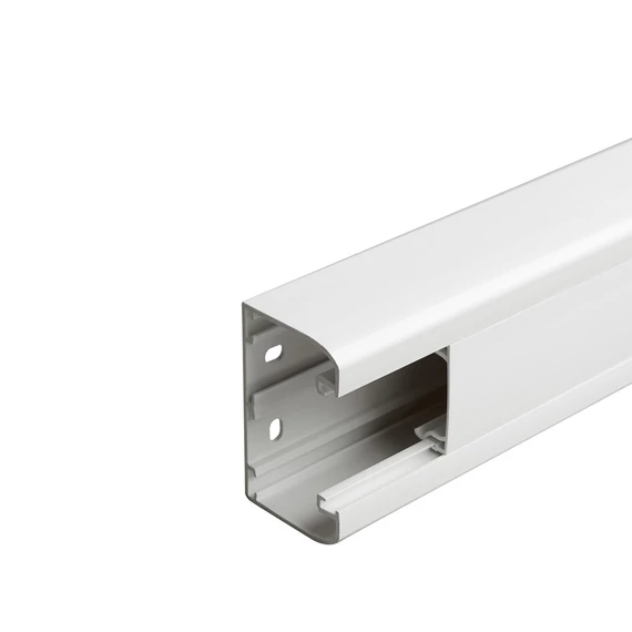 LEGRAND DLP bepattintható kábelcsatorna, 80 x 50 mm, 1 rekeszes, 45 mm-es fedéllel, 2 m, fehér (075601)