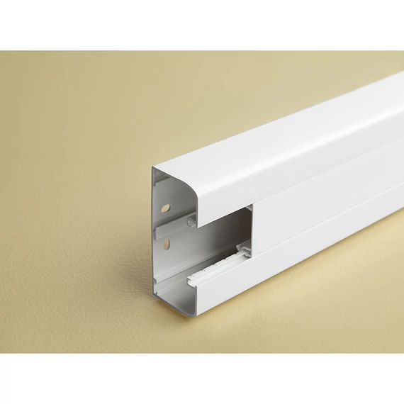LEGRAND DLP bepattintható kábelcsatorna, 105 x 50 mm, 1 rekeszes, 45 mm-es fedéllel, 2 m, fehér (075602)