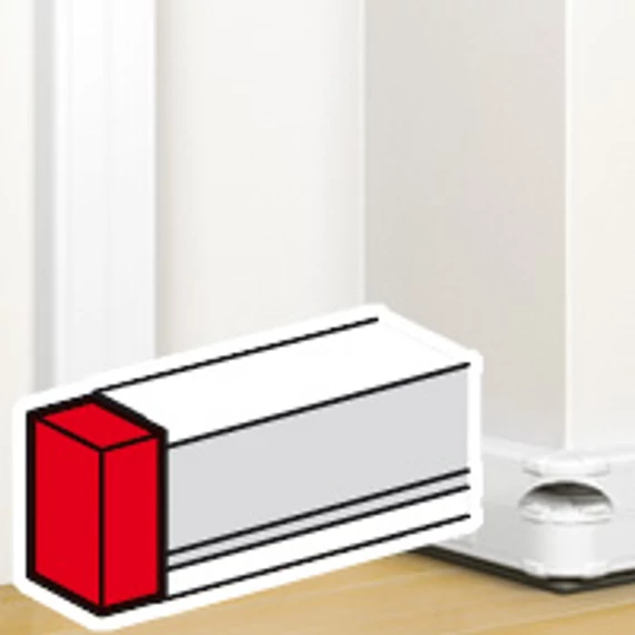 LEGRAND DLP végzáró elem bepattintható kábelcsatornához, 130 x 50 mm, fehér (075613)