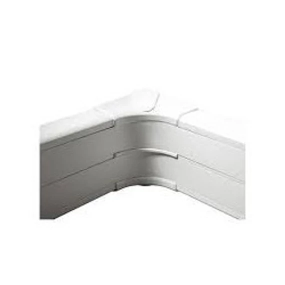 LEGRAND DLP belső könyök elem bepattintható kábelcsatornához, állítható
belső szög: 80 -120°, 130 x 50 mm, fehér (075623)