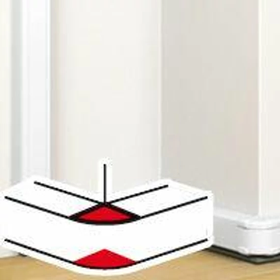 LEGRAND DLP külső könyök elem bepattintható kábelcsatornához, állítható
belső szög: 80 -120°, 130 x 50 mm, fehér (075633)