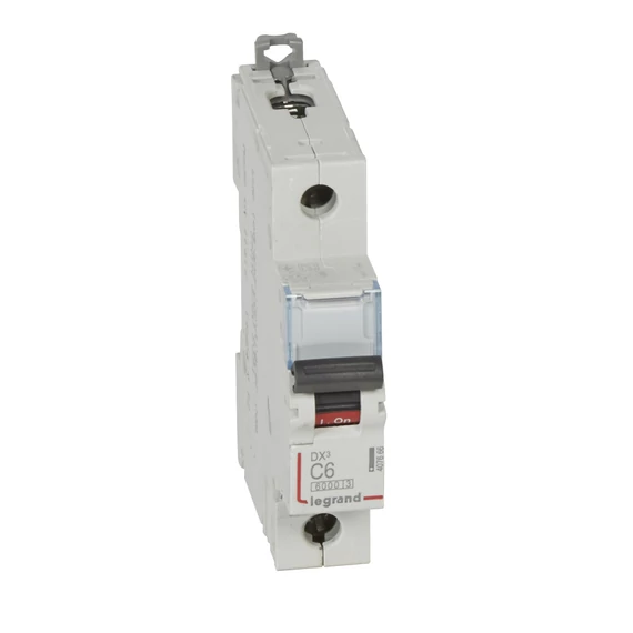 LEGRAND DX3 kismegszakító 1P C6 6000A/10kA (407666)