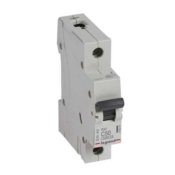 LEGRAND RX3 kismegszakító 1P C50 6000A BIC (419207)