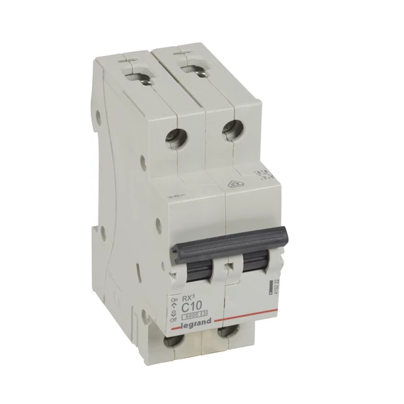 LEGRAND RX3 kismegszakító 2P C10 6000A BIC (419222)