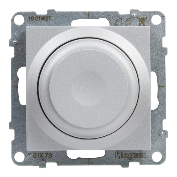 LEGRAND Suno forgatógombos fényerőszabályzó 300W, alumínium (721379)