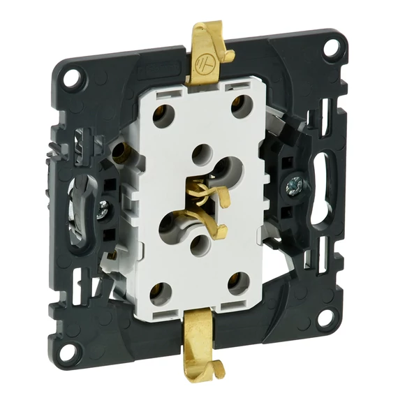 LEGRAND Valena InMatic 2x2P+F csatlakozóaljzat, rugós vezetékbekötéssel (753027)