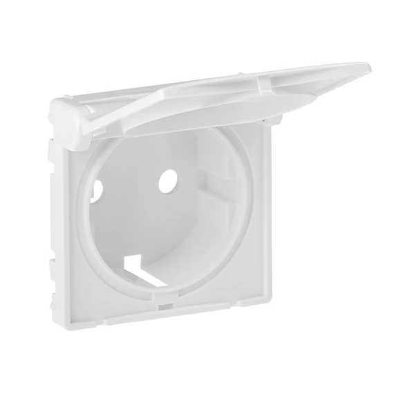 LEGRAND Valena Life 2P+F csatlakozóaljzat burkolat csapófedéllel fehér (754840)