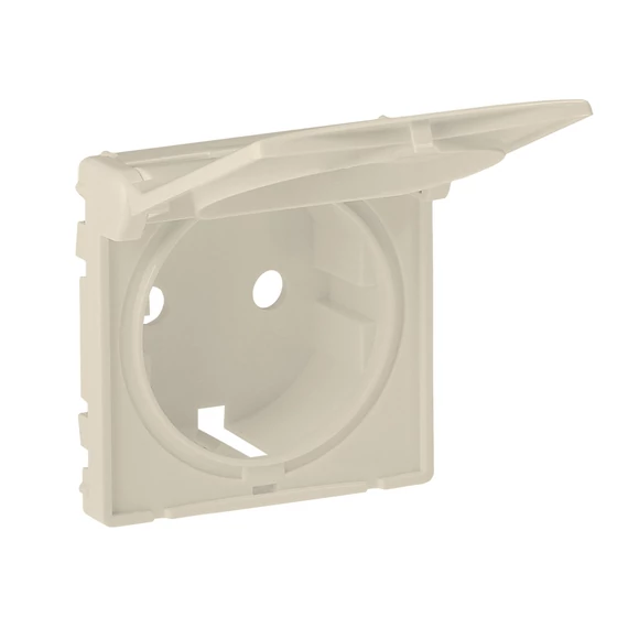 LEGRAND Valena Life 2P+F csatlakozóaljzat burkolat csapófedéllel elefántcsont (754841)