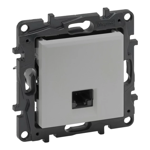 LEGRAND Niloé Step RJ45 Cat.5E FTP aljzat, alumínium (863357)