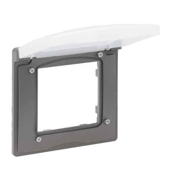 LEGRAND Niloé Step 1-es keret, IP44, grafit szürke (863496)