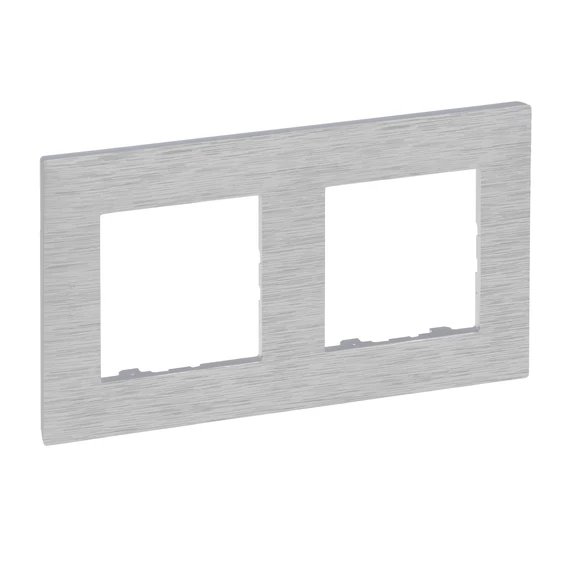 LEGRAND Niloé Step 2-es keret, csiszolt alumínium (863892)