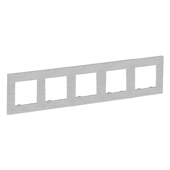 LEGRAND Niloé Step 5-ös keret, csiszolt alumínium (863895)