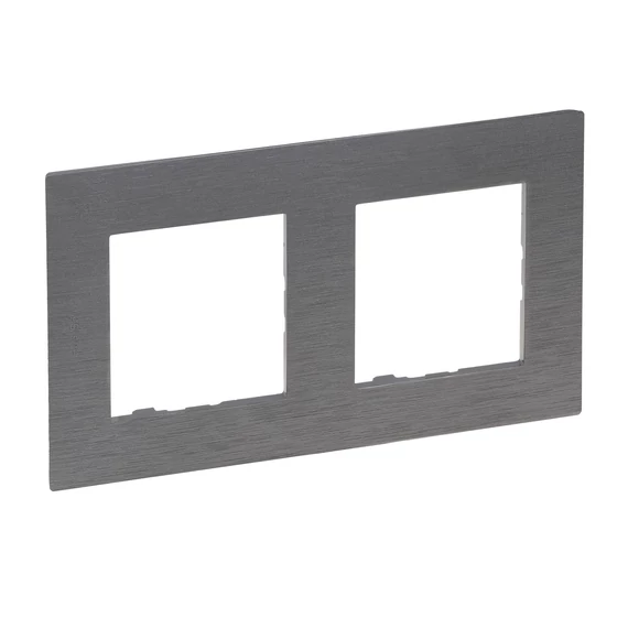 LEGRAND Niloé Step 2-es keret, csiszolt szürke (863992)