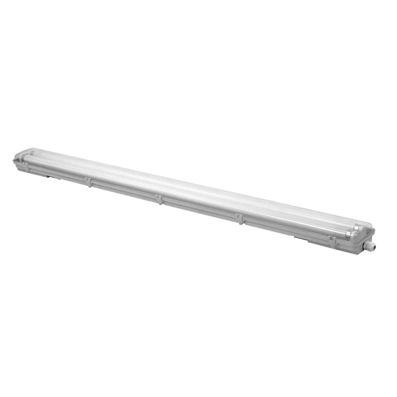 LUMAX Armatúra LED fénycsőhöz, por- és páramentes, T8 LED, 2 x 120 cm LED fénycsőhöz, IP65, PC/PC, 220- (LMX-LHR236)