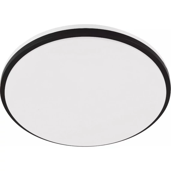 LUMAX Mennyezeti lámpatest LED RING, 20W, 1400 lm, 4000K, 220-240V/AC, IP44, sug.szög:120°, fekete (LMX-LO2002B)