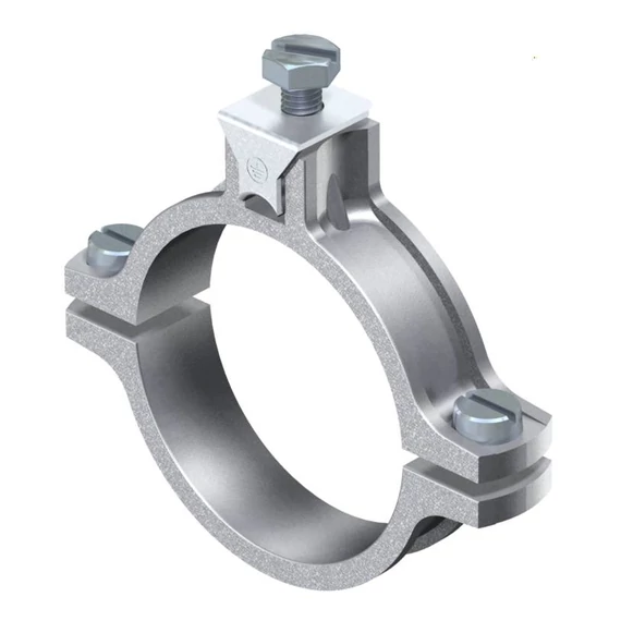 OBO Bettermann 950 Z 1/4 földelőbilincs körvezetőhöz galvanikusan horganyzott, DIN EN 12329 1/4" (5050030)