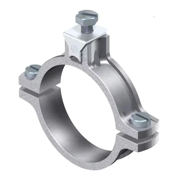 OBO Bettermann 950 Z 1 1/2 földelőbilincs körvezetőhöz galvanikusan horganyzott, DIN EN 12329 1 1/2" (5050154)