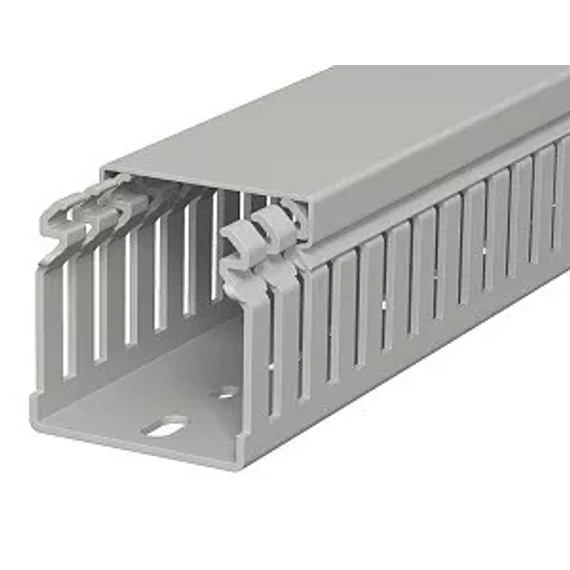 OBO Bettermann LKV 50050 vezetékrendező csatorna 50x50x2000 kőszürke (6178314)