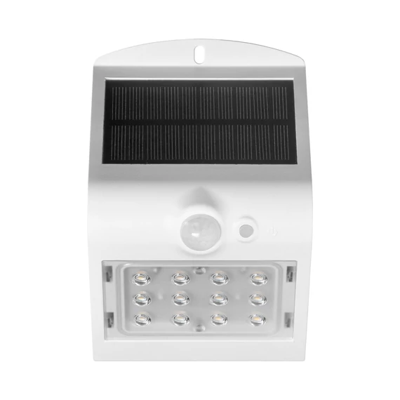ORNO LED szolár kerti lámpa mozgásérzékelővel, SILOE, 220lm, 4000K, IP65, fehér (OR-AD-SL-6083WLR4)
