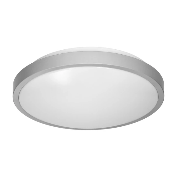 ORNO Mennyezeti lámpa, fehér műanyag búra szürke peremmel, 2xE27 max.60W, IP54 (OR-CL/2XE27-10/G)