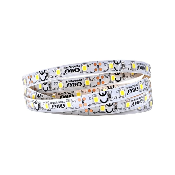 ORO-STRIP-300L-SMD-2835-WD-BZ-8MM LED SZALAG, 5m, 24W/5mb, 6000K-6500K, IP64 (ORO09010)