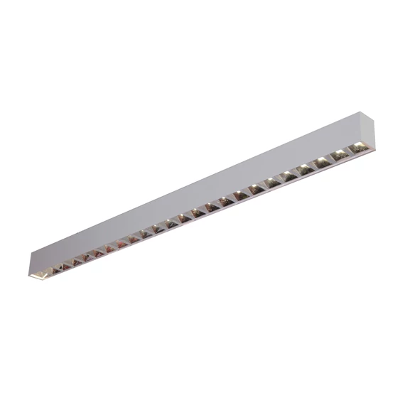 ORO-RAGGIO-SILVER-40W-DW-L PORÁLLÓ LED MENNYEZETI LÁMPA, 5000lm, 4000K, 1200mm (KÁPRÁZATMENTES) (ORO18038)