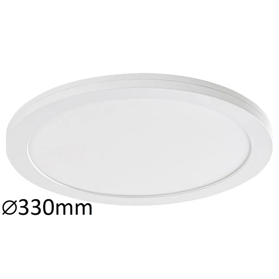 RÁBALUX Sonnet beépíthető és ráépíthető mennyezeti lámp, LED 30W, fehér, D330mm (1490)