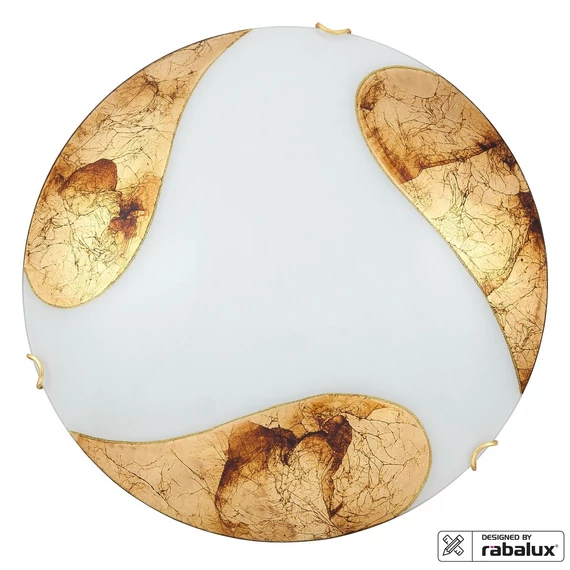 RÁBALUX Art gold mennyezeti lámpa D40 E27 2x60W (1942)