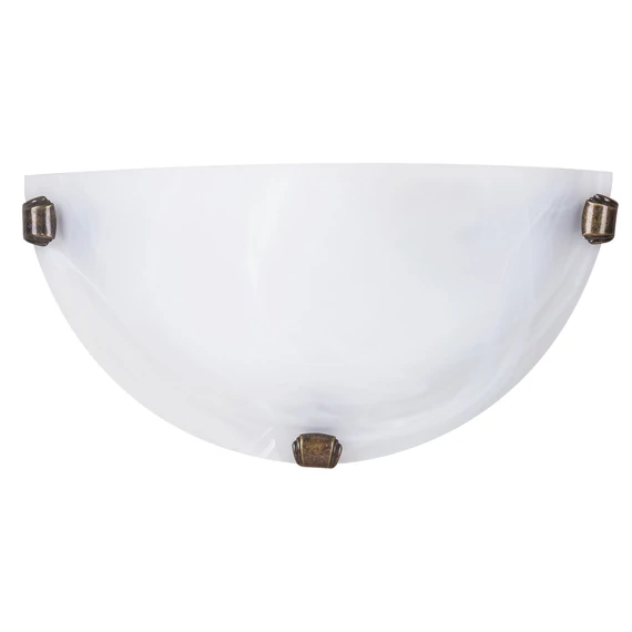 RÁBALUX Alabastro fali lámpa E27 60W fehér /bronz/ (3003)