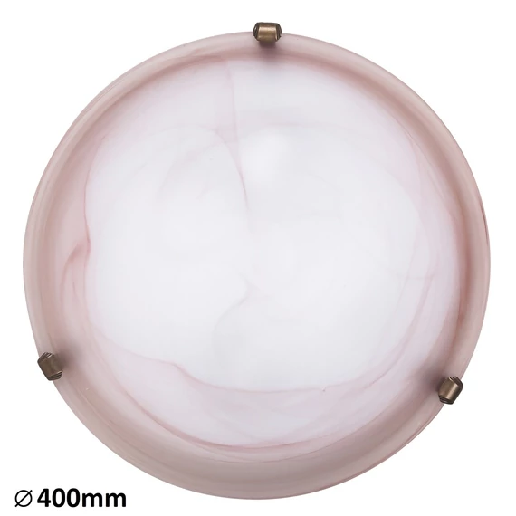 RÁBALUX Alabastro mennyezeti lámpa D40 E27 2x60Wtabaco/bronz (3353)