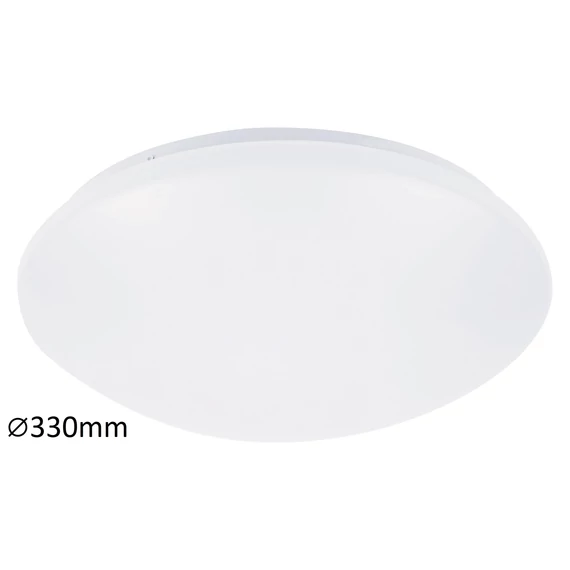 RÁBALUX Lucas mennyezeti lámpa beép. LED 18W D33 fehér IP20 (3435)