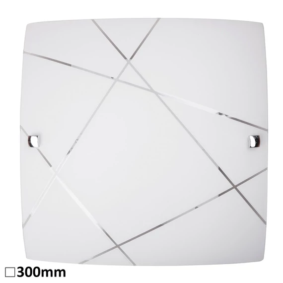 RÁBALUX Phaedra mennyezeti lámpa 300x300 E27 60W fehér (3698)