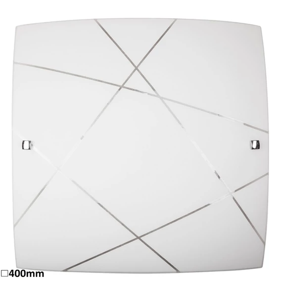 RÁBALUX Phaedra mennyezeti lámpa 400x400 E27 2x60W fehér (3699)