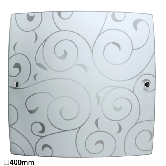 RÁBALUX Harmony lux mennyezeti lámpa 400x400 E27 2x60W fehér (3855)