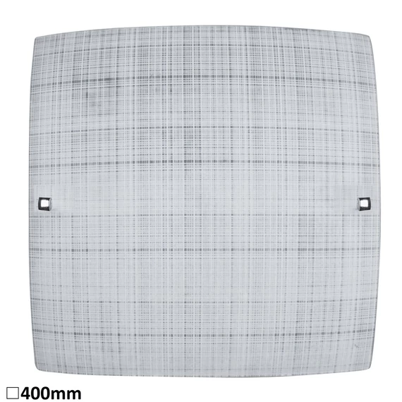 RÁBALUX Scottie mennyezeti lámpa 400x400 E27 2x60W fehér/króm (3889)