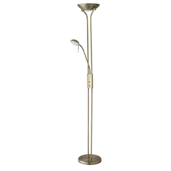 RÁBALUX Beta állólámpa, R7s 230W+G9 40W bronz-fehér (4076)