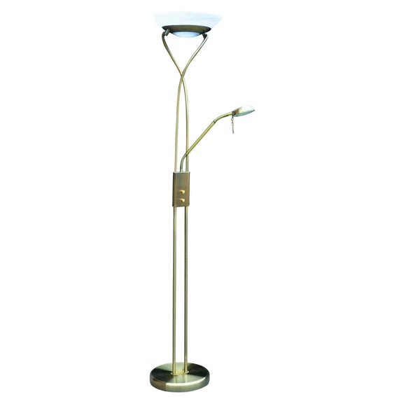 RÁBALUX Gamma állólámpa, R7s 230W+G9 40W bronz-fehér (4078)