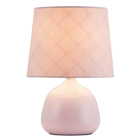 RÁBALUX Ellie asztali lámpa E14 max40W rózsaszín (4384)