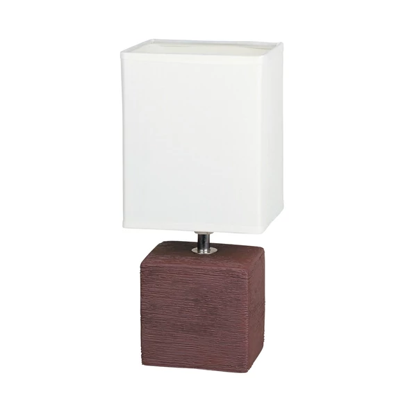 RÁBALUX Orlando kerámia asztali lámpa E14 40W wenge (4928)