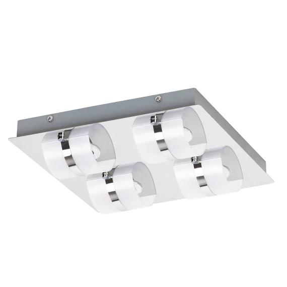 RÁBALUX Tony fürdőszobai lámpa, mennyezeti lámpa LED 4X 5W, króm, IP44 (5492)